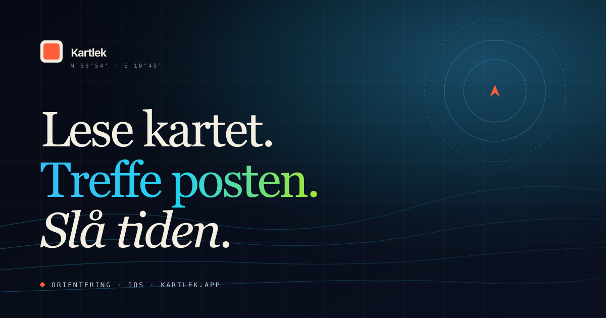 Kartlek — orientering på din telefon