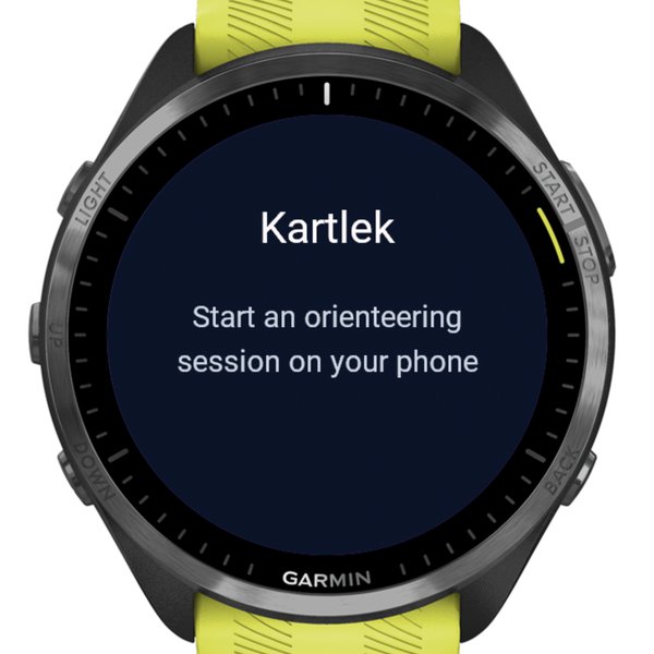 Garmin Connect IQ — venter på løype