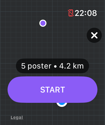 Apple Watch — Kartlek-skjermbilde